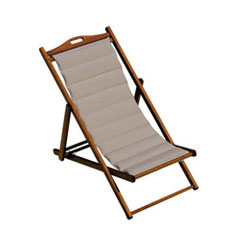 Cadeira de praia luxo - Bege